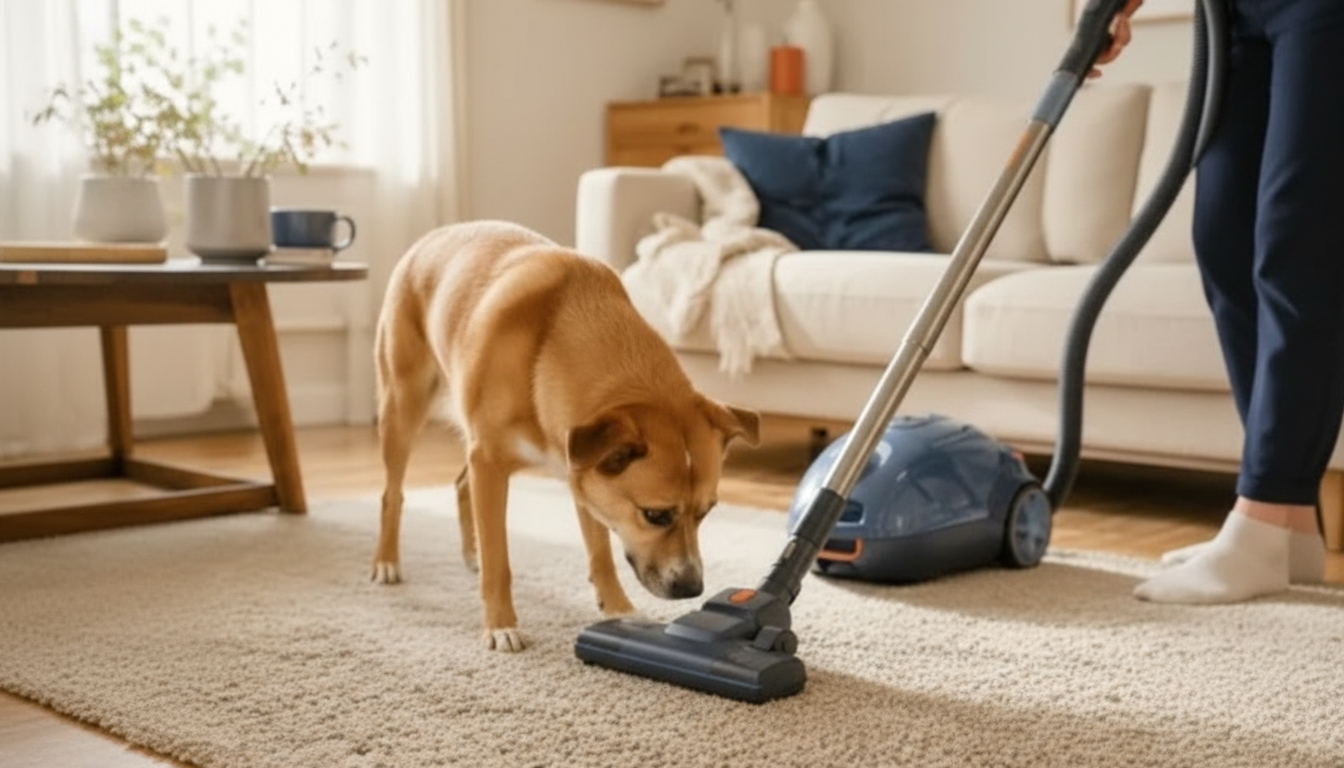 Let Your Pet Sniff the Off Vacuum? Safe Steps